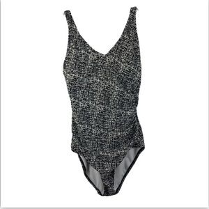 Speedo Side Ruched One Piece Swimsuit